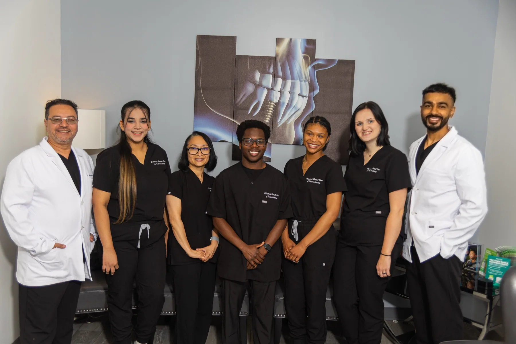 The Advanced Dental Care of Fredericksburg team inside the office